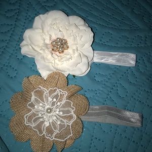 2for15 New 2 flower 🌺 little girls Headbands